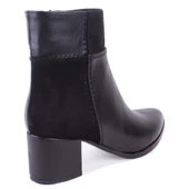 Dagoster DZA07-928910 Siyah Klasik Topuklu Kadın Bot thumbnail 4