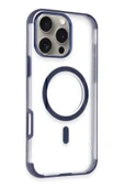 iPhone 14 Pro Max Hilton Magsafe Kapak - Lacivert thumbnail 1
