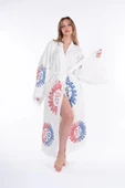 Arinna Wooden Printed Bathrobe - 5