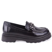 Dagoster DZA07-90801 Siyah Rugan Günlük Loafer  Kadın Ayakkabı thumbnail 2