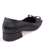 Dagoster DZA07-108526415 Siyah Rugan Klasik Topuklu Kadın Ayakkabı thumbnail 4