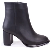 Dagoster DZA07-811501 Siyah Klasik Topuklu Kadın Bot thumbnail 2