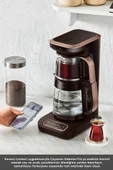 Çaysever Robotea Pro Connect 4 in 1 Konuşan Cam Çay Makinesi Walnut Brown Kahvarengi - 3