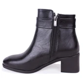 Dagoster DZA07-1143604 Siyah Klasik Topuklu Kadın Bot thumbnail 3