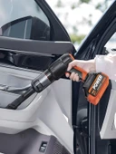 20000Pa Güçlü Emişli Çift Bataryalı Dijital Göstergeli Kablosuz Vakumlu Üflemeli Araç Süpürgesi thumbnail 5