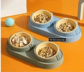 Mikopet Çift Bölmeli Mama ve Su Kabı thumbnail 2