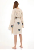 Eye Wooden Stamp Bathrobe - 2