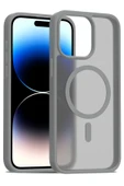 iPhone 14 Pro Max Jota Magsafe Kapak - Titan Gri thumbnail 1