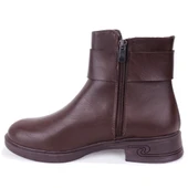 Dagoster DZA07-1004V042 Kahve Günlük Fermuarlı Düz Topuk Kadın Bot thumbnail 3