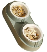 Mikopet Çift Bölmeli Mama ve Su Kabı thumbnail 3