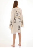 Black Seahorse Bamboo Bathrobe - 2