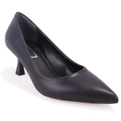 Dagoster DZA07-388499 Siyah Stiletto Topuklu Kadın Ayakkabı thumbnail 1