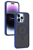 iPhone 15 Pro Winner Magsafe Kapak - Lacivert thumbnail 1