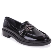 Dagoster DZA07-863705 Siyah Rugan Günlük Loafer  Kadın Ayakkabı thumbnail 1