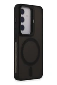 Samsung Galaxy S24 Flet Lens Magsafe Kapak - Siyah thumbnail 2