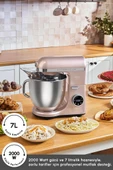 Mastermaid Chef Ultra D2000W Dijital Ekranlı Hamur Yoğurma Makinesi Pearly Pink 7L - 4