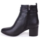 Dagoster DZA07-928975 Siyah Klasik Topuklu Kadın Bot thumbnail 3