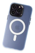 iPhone 15 Pro Max Kılıf Mateks Magsafe Kapak - Sierra Blue thumbnail 3