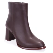 Dagoster DZA07-811501 Kahve Klasik Topuklu Kadın Bot thumbnail 1