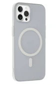 iPhone 12 Pro Tuna PC Slim Magsafe Kapak - Şeffaf thumbnail 2