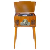 Pikap Ahşap Standlı Plakçalar Radyo Bluetooth Usb CW005 thumbnail 1