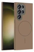 Samsung Galaxy S23 Ultra Broş Magsafe Kapak - Çöl Titanyum thumbnail 4