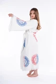 Arinna Wooden Printed Bathrobe - 3