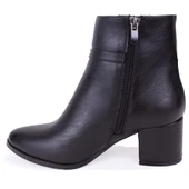 Dagoster DZA07-928905 Siyah Klasik Topuklu Kadın Bot thumbnail 3