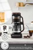 Çaysever Robotea Pro Connect 4 in 1 Konuşan Cam Çay Makinesi Rosegold - 4