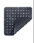 Kare Vantuzlu Banyo Kaydırmaz Paspas- Tırtıklı Ayak Duş Matı Silikon Masaj Pedi thumbnail 3