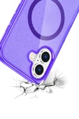 Apple iPhone 16 Star Magsafe Kapak - Mor thumbnail 7