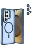 Samsung Galaxy S25 Ultra Flet Lens Magsafe Kapak - Lacivert thumbnail 5