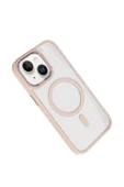 Apple iPhone 14 Terea Magsafe Kapak - Pembe thumbnail 4
