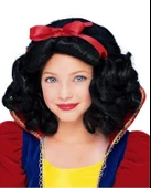 Pamuk Prenses Peruğu Kırmızı Fiyonklu thumbnail 1