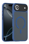 Apple iPhone 17 Air Megane Magsafe Kapak - Lacivert thumbnail 5