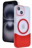 iPhone 14 Velar Magsafe Kapak - Kırmızı thumbnail 1