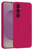 Samsung Galaxy S25 Plus Kılıf Jully Magsafe Kapak - Fuşya thumbnail 1
