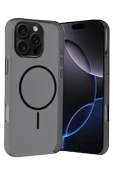 Apple iPhone 16 Pro PC Blank Magsafe Kapak - Siyah thumbnail 5