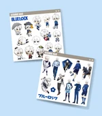 Nagi Seishiro-BlueLock-parlak kağıt -2li sticker set-telefon süsleme Blue Lock etiket - 1