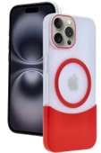 Apple iPhone 15 Pro Max Velar Magsafe Kapak - Kırmızı thumbnail 4