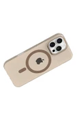 Apple iPhone 16 Pro PC Blank Magsafe Kapak - Çöl Titanyum thumbnail 9