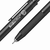 Scrikss Office Twist 0.7 mm Turuncu Renk Mekanik Uçlu Versatil Kalem Şeffaf Kutu thumbnail 11