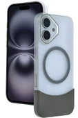 Apple iPhone 16 Velar Magsafe Kapak - Natural Grey thumbnail 2