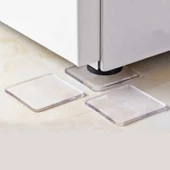 4 Adet Silikon Şeffaf Koltuk Mobilya Masa Beyaz Eşya Yazıcı Koruyucu Kaydırmaz Dayanıklı Pedler (5284) thumbnail 1