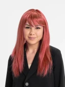 Kızıl Renk Düz Kesim Peruk thumbnail 1