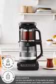 Çaysever Robotea Pro Connect 4 in 1 Konuşan Cam Çay Makinesi Rosegold - 6