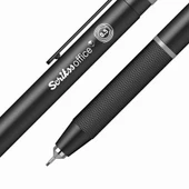 Scrikss Office Twist 0.5 Mm Pembe Renk Mekanik Uçlu Versatil Kalem Şeffaf Kutu thumbnail 10