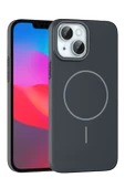 iPhone 15 Plus Broş Magsafe Kapak - Füme thumbnail 1
