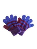 Çocuk Eldiveni Bordo Mavi Bebe Eldiven 1-4 Yaş thumbnail 3