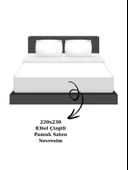 Çift Kişilik Çizgili Pamuk Saten Nevresim | 220x230 | King Size | Mix & Match | Otel Serisi thumbnail 2